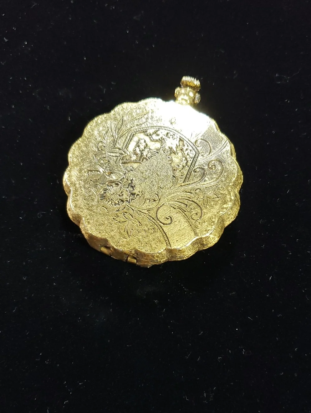 Max Factor Pocket Watch Style Powder Compact